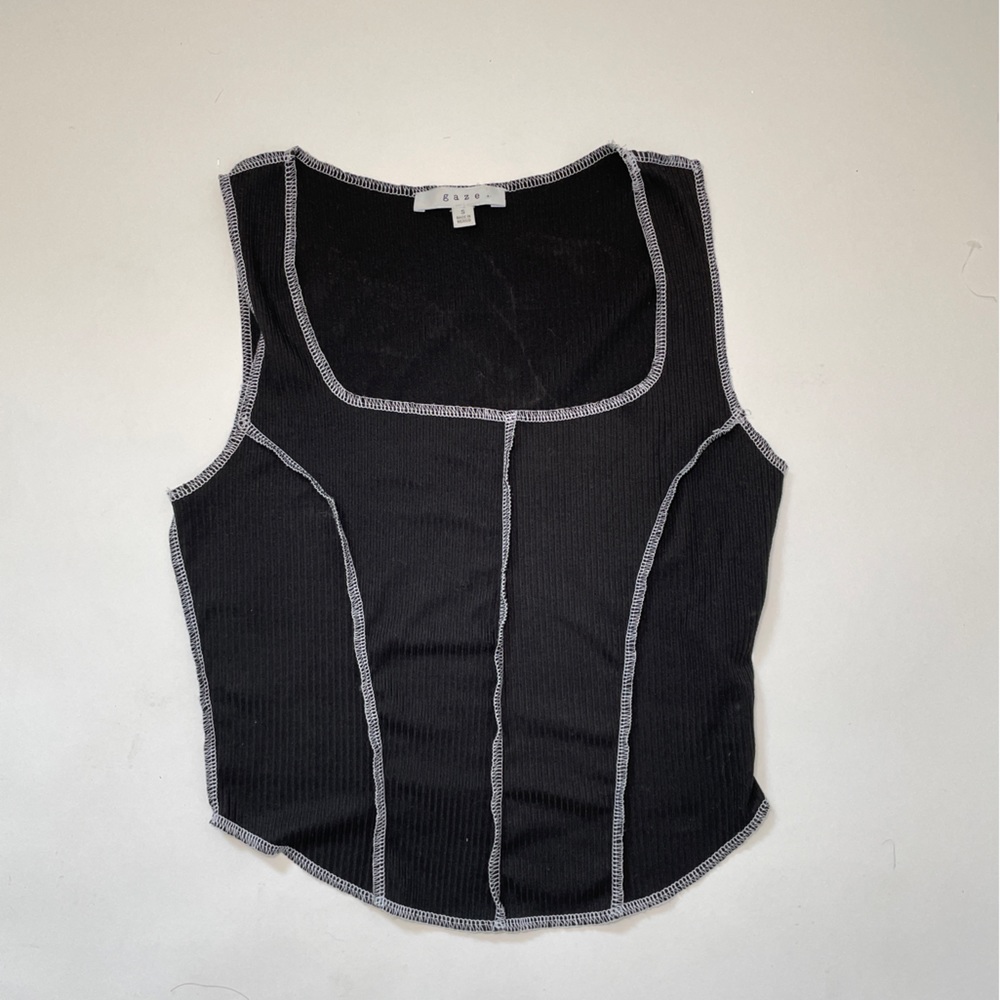 Reverse Stitch Tank Top